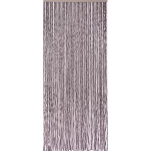 Dekorativer Türvorhang Bead, 90x200 cm, dunkelgrau, aus kleinen Kügelchen als Raumteiler.