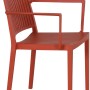 Siena Garden Lane Stapelsessel in Brick: Gartenstuhl aus recycelbarem Material, robust und modern.