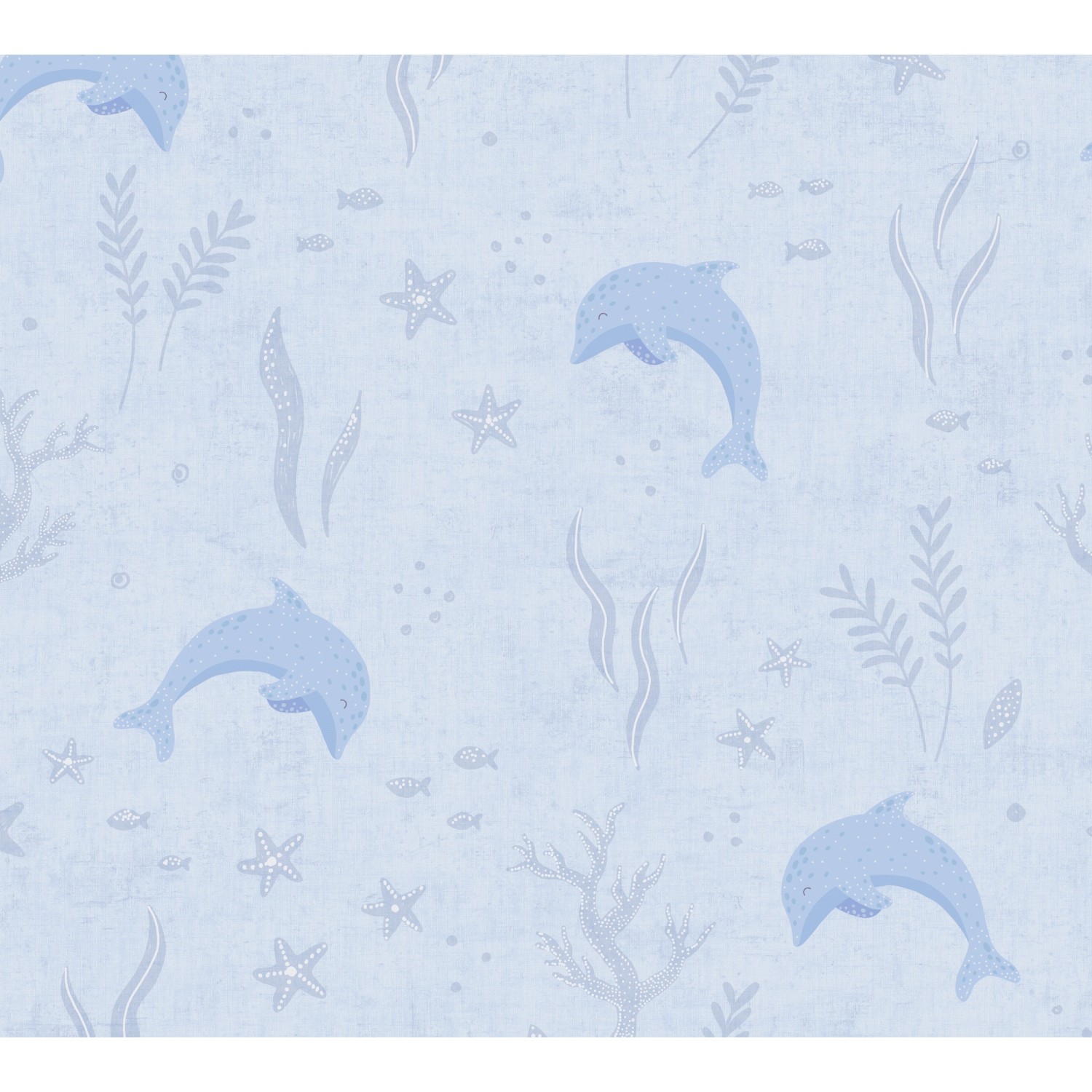 A.S. Creation Vliestapete Delphine 10,05 m x 0,53 m Blau-Weiß FSC® günstig online kaufen