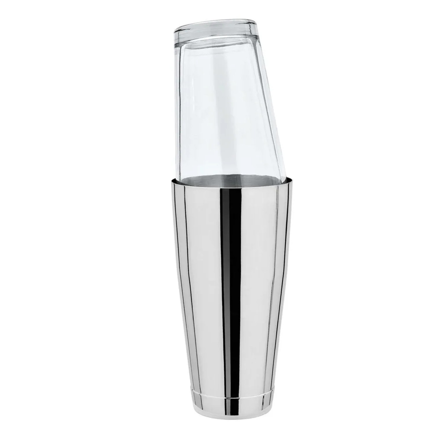 Ich-Zapfe Boston Shaker mit Mixing-Glas 28 Oz/828 ml aus Edelstahl Silber