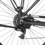 Detailaufnahme des Fischer E-Bike Viator 5.0i: Schaltwerk und Zahnkranz hinten.