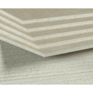 Stapel Rigips Rigidur H Compact Gipsfaserplatten, 10 mm stark.