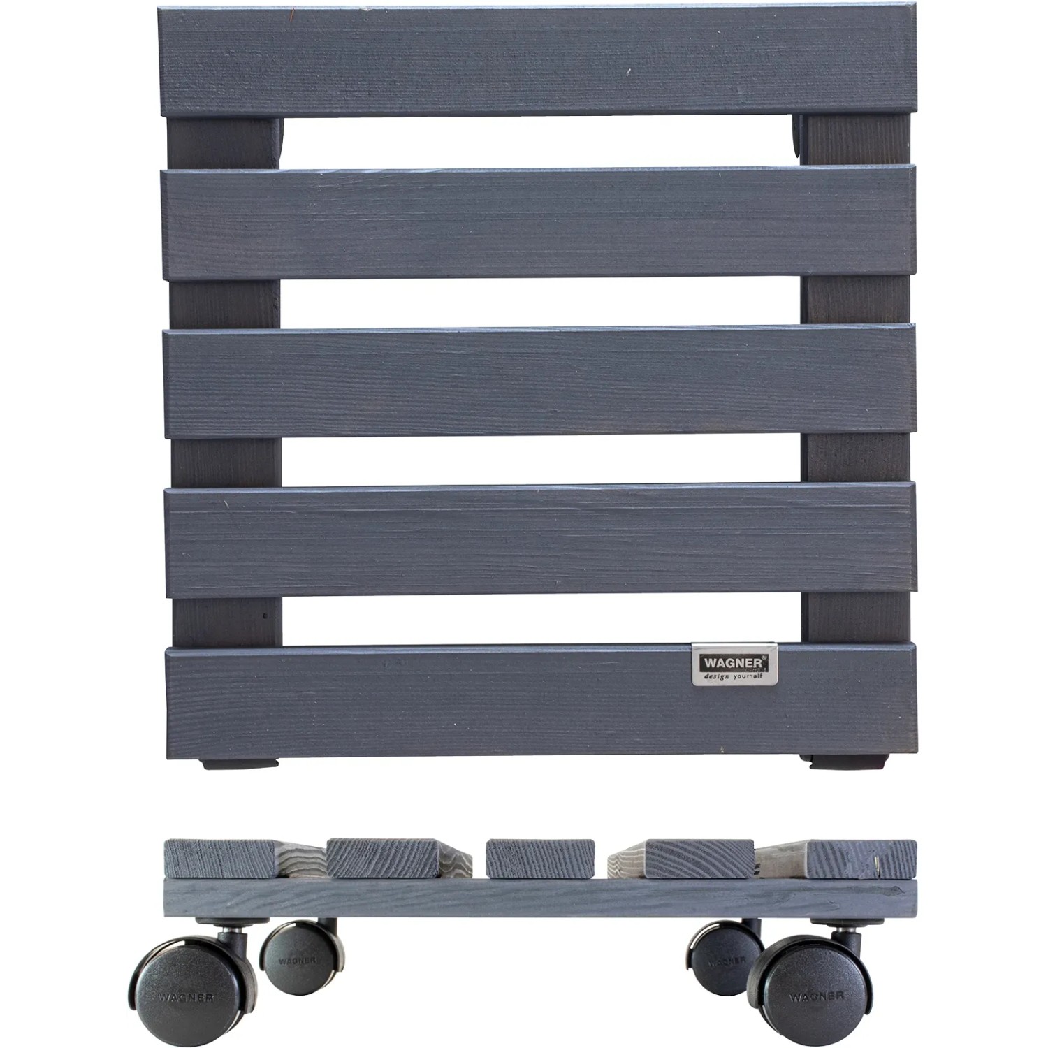 Wagner Multi Roller Nature, anthrazit, 100 kg Tragkraft, mit vier Doppelrollen.
