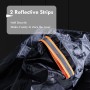 CCLIFE Fahrradabdeckung aus Oxford-Gewebe, schwarz, mit orange-reflektierendem Gurt für erhöhte Sicherheit. Für Mountainbike, Rennrad.