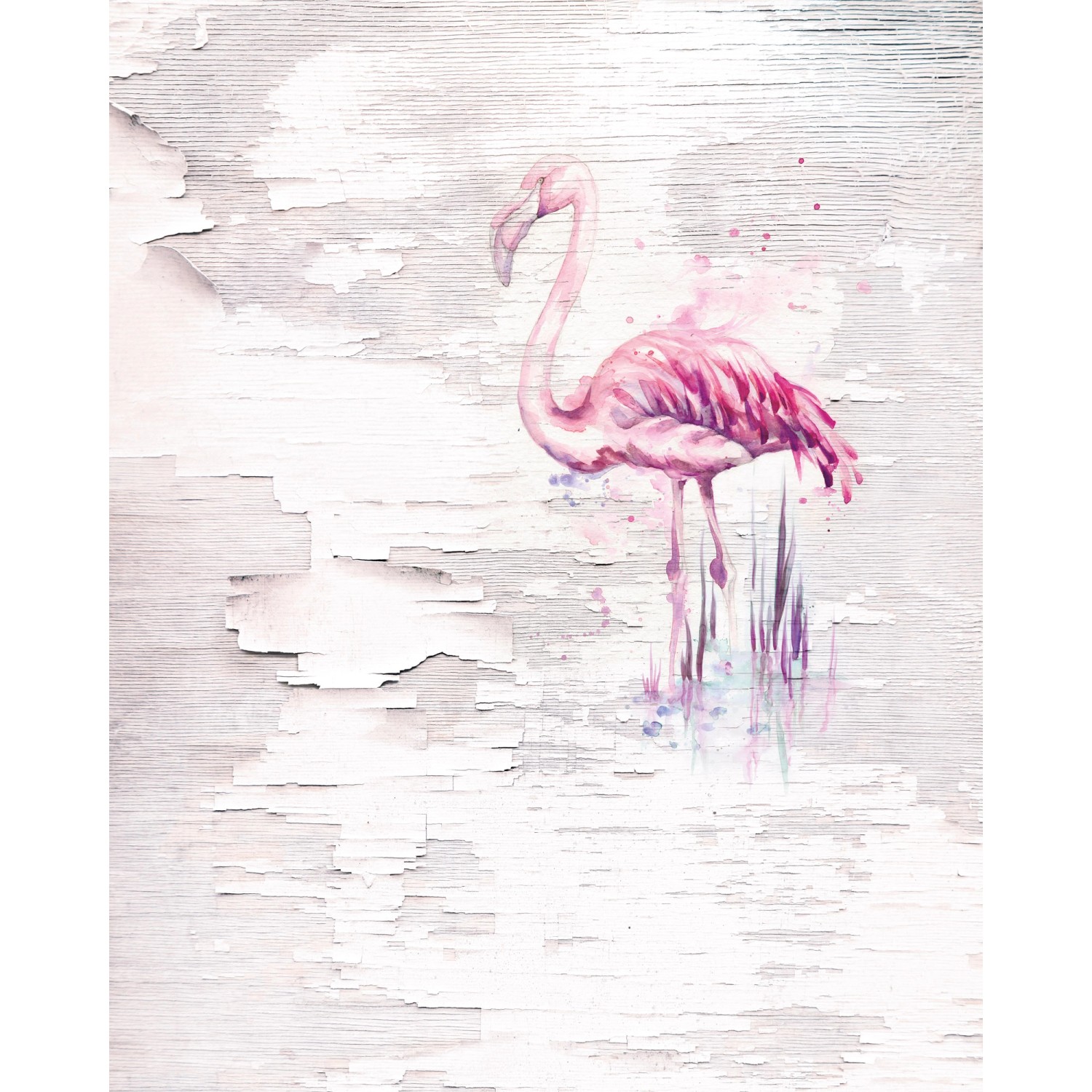 Komar Fototapete Vlies Pink Flamingo  200 x 250 cm