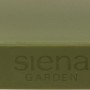 Detailaufnahme: Siena Garden Stapelsessel Square in Olive, Gartenstuhl mit Logo.
