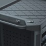 Detailaufnahme: Abschließbarer Wera Werkstattwagen 9700 Tool Rebel mit Schlüssel.
