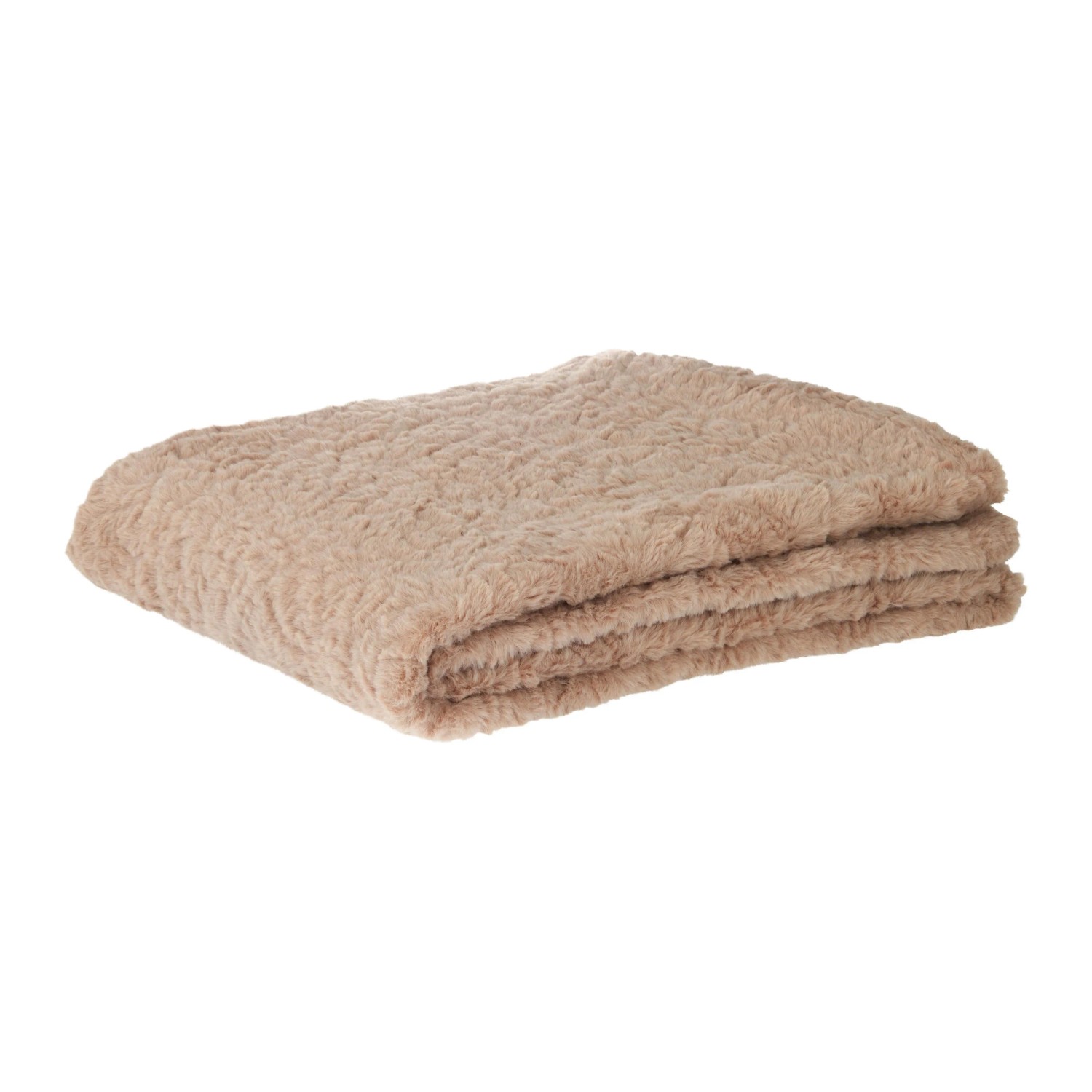 Modern Living Felldecke Rabbit Brushed Hellbraun ca. 130x170cm