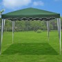 Grüner Garden Pleasure Pavillon Mekong 3x3 m im Garten.