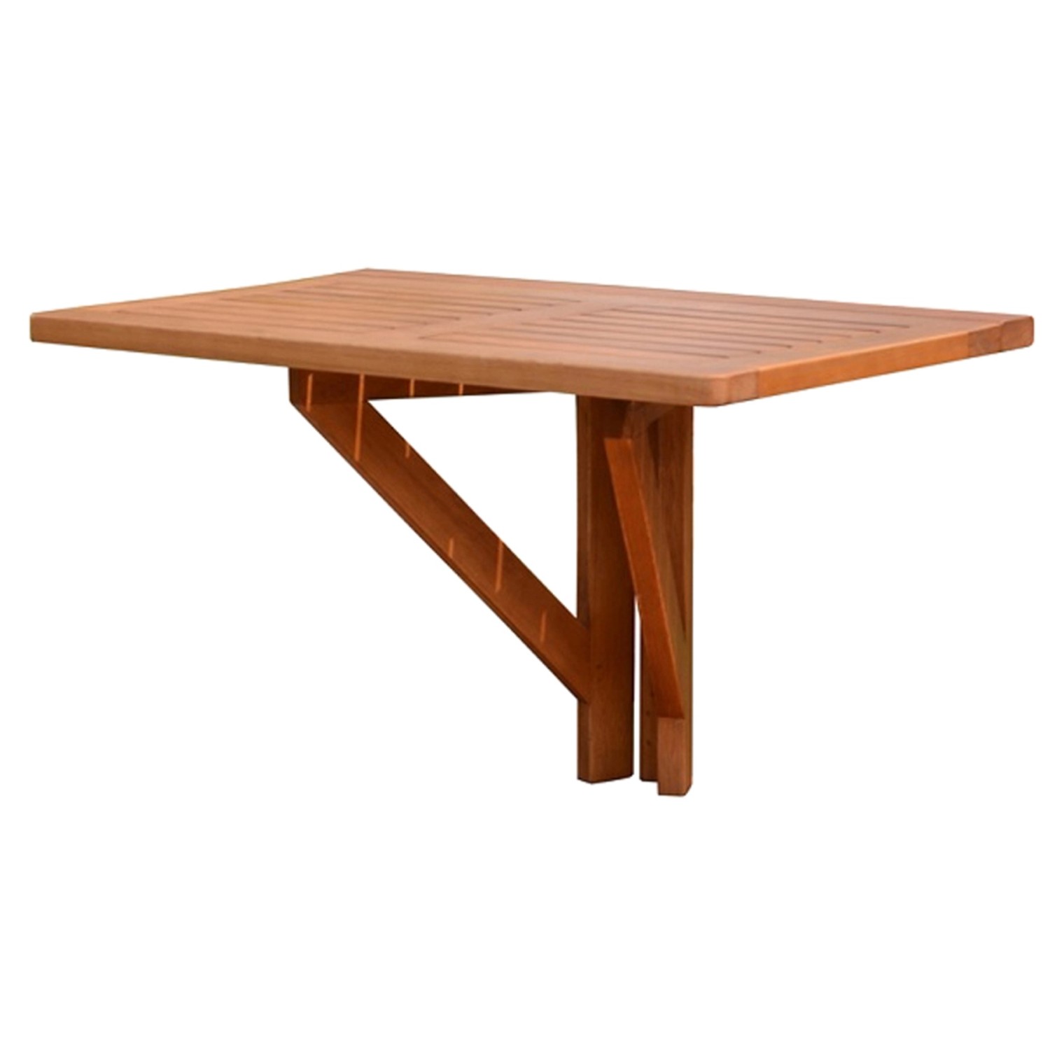 Jardinion Hängetisch 60cm x 40cm x 37cm Braun Klapptisch für den Balkon günstig online kaufen