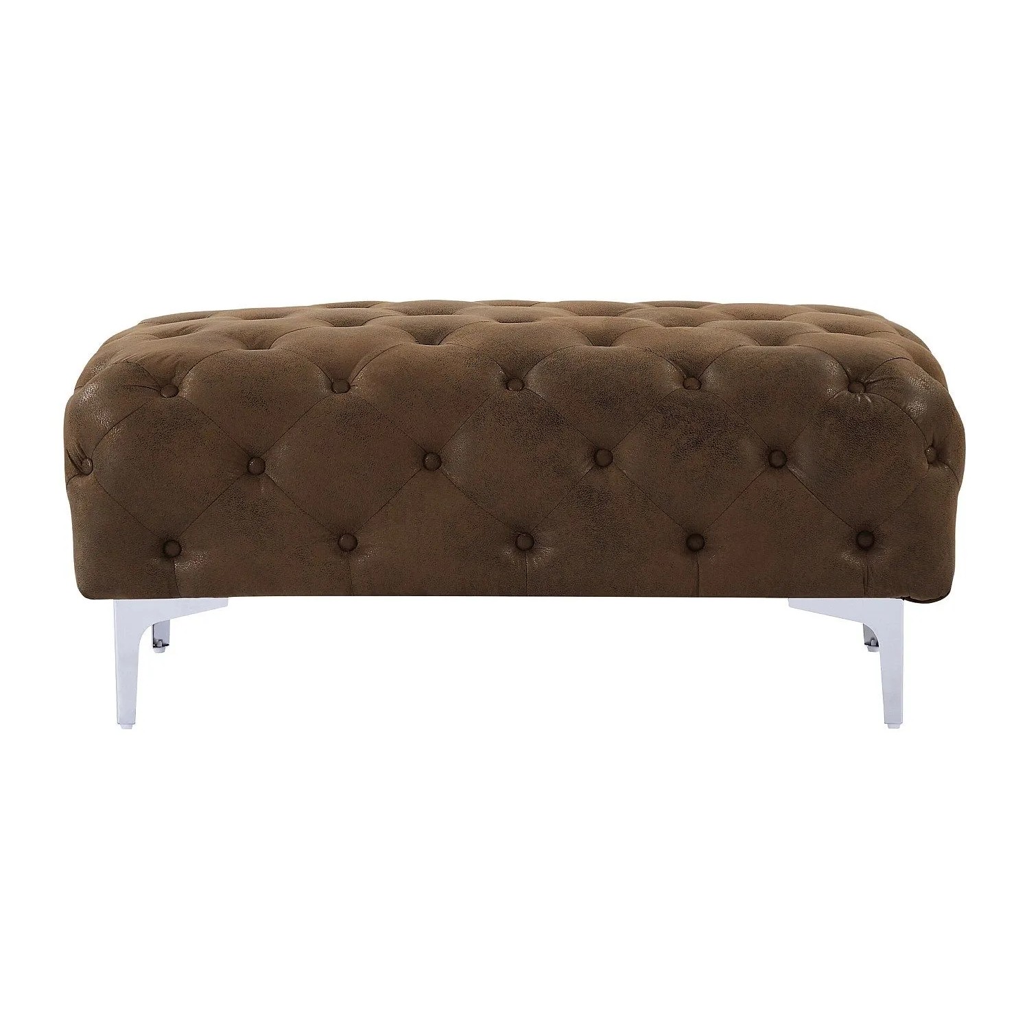 Vente-unique Sitzhocker Edwina Braun 103 cm