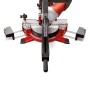 Einhell Zug-Kapp-Gehrungssäge TE-SM 2131 Dual, 1600 W, rote Säge mit Laser für präzise Holzschnitte.