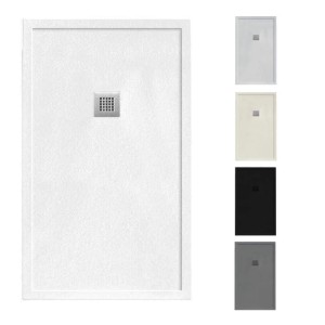 Stano Extra Flache Mineralguss Duschwanne Madison Plus  5 Farben 70x100
