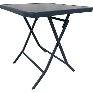 Klapptisch Toconao Quadratisch Anthrazit 70 cm x 70 cm