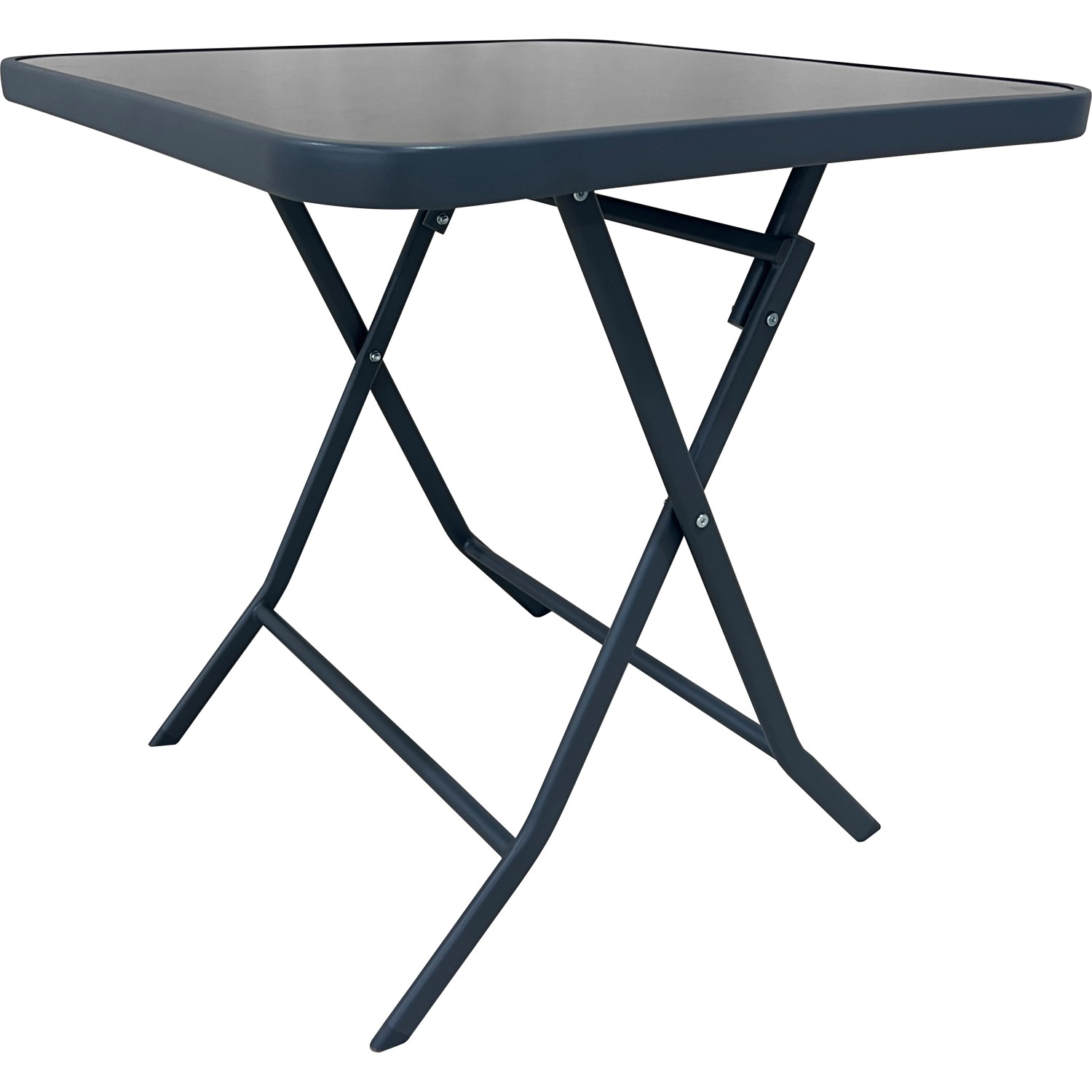 Klapptisch Toconao Quadratisch Anthrazit 70 cm x 70 cm günstig online kaufen