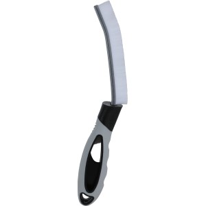 Mehrzweckbürste, 27,2 cm, mit grau-schwarzem Griff für die Reinigung von Ecken und Fugen.
