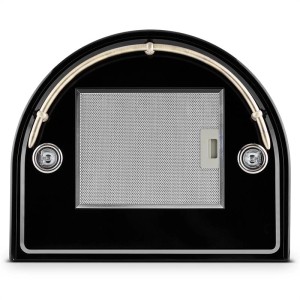 Klarstein Lumio Primo Dunstabzugshaube, 60cm, schwarz, mit LED-Beleuchtung und Fettfilter.