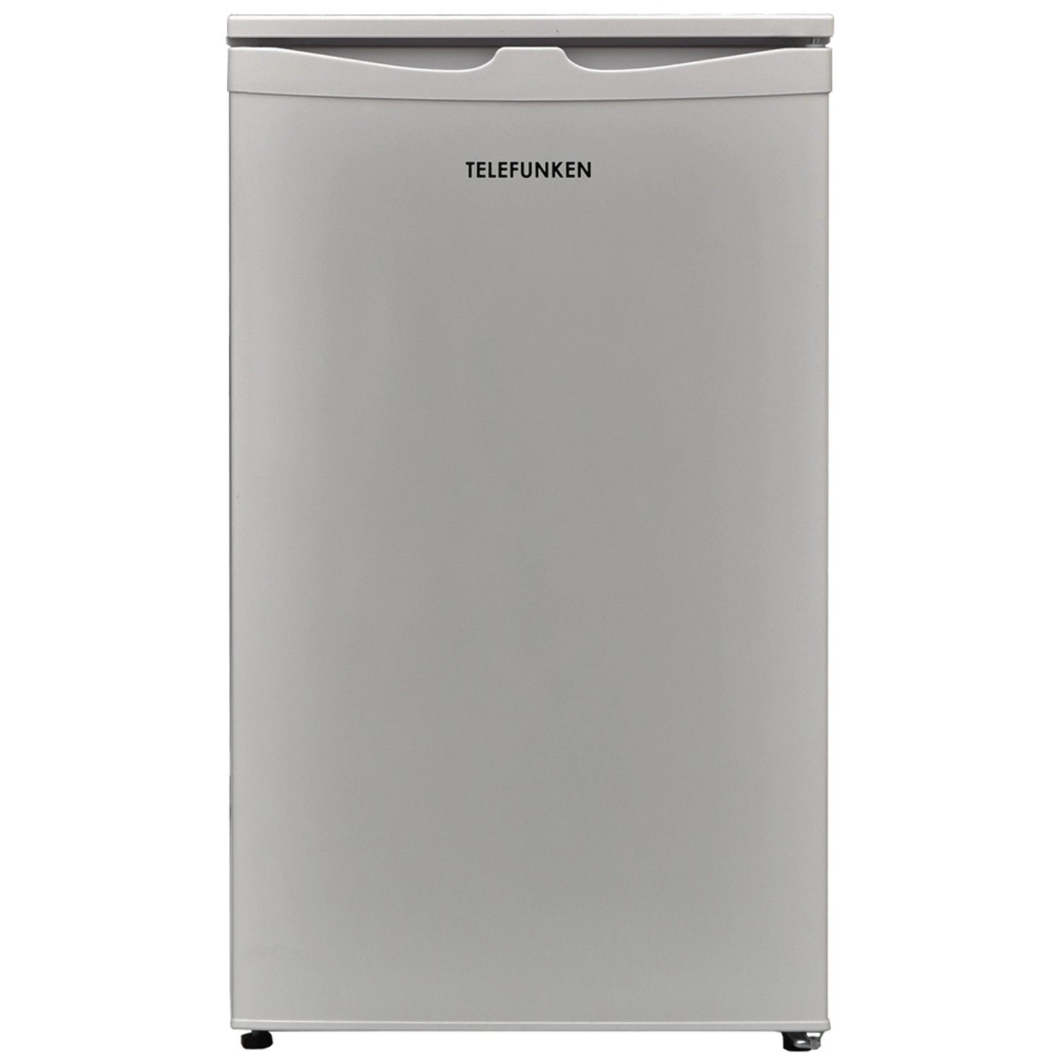 Freistehender Telefunken Kühlschrank CF-32-152-S mit Gefrierfach, 81 Liter, silber.