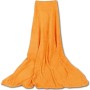 Bestgoodies Mikrofaser Decke in Orange Apricot, 130x170 cm. Kuschelig weiche Wohndecke für Sofa und Bett.