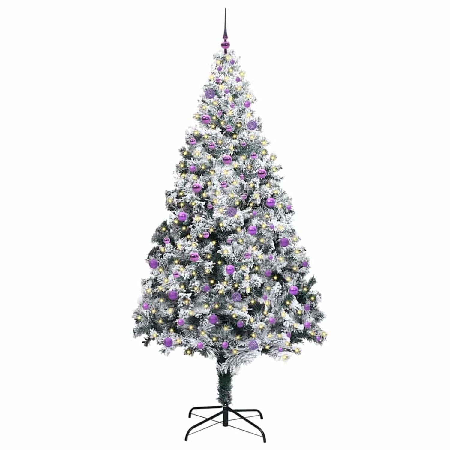 Thumbnail - vidaXL Künstlicher Weihnachtsbaum mit 300 LEDs mit Ständer Grün 240 cm 3396986