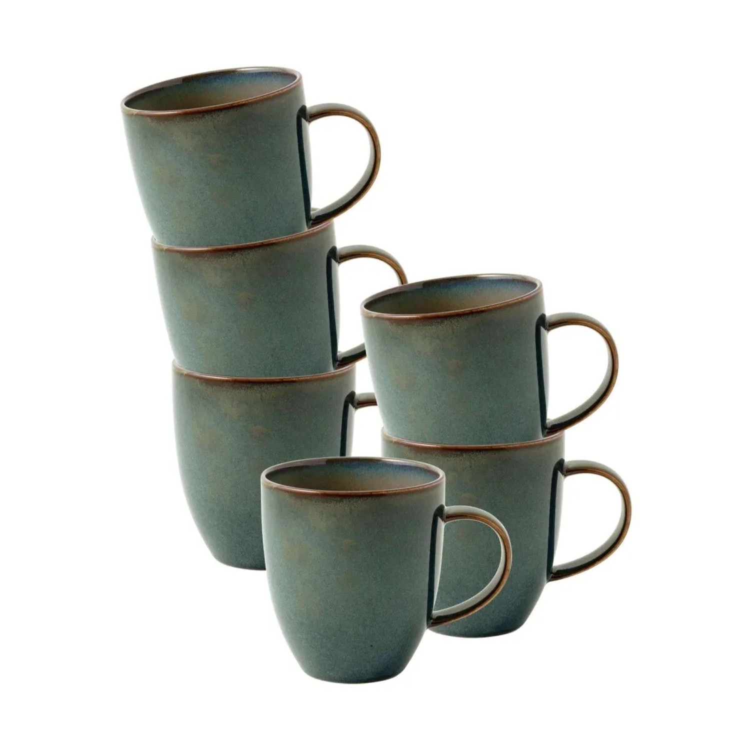 like. by Villeroy & Boch Crafted Kaffeebecher 358 ml 6er Set Breeze