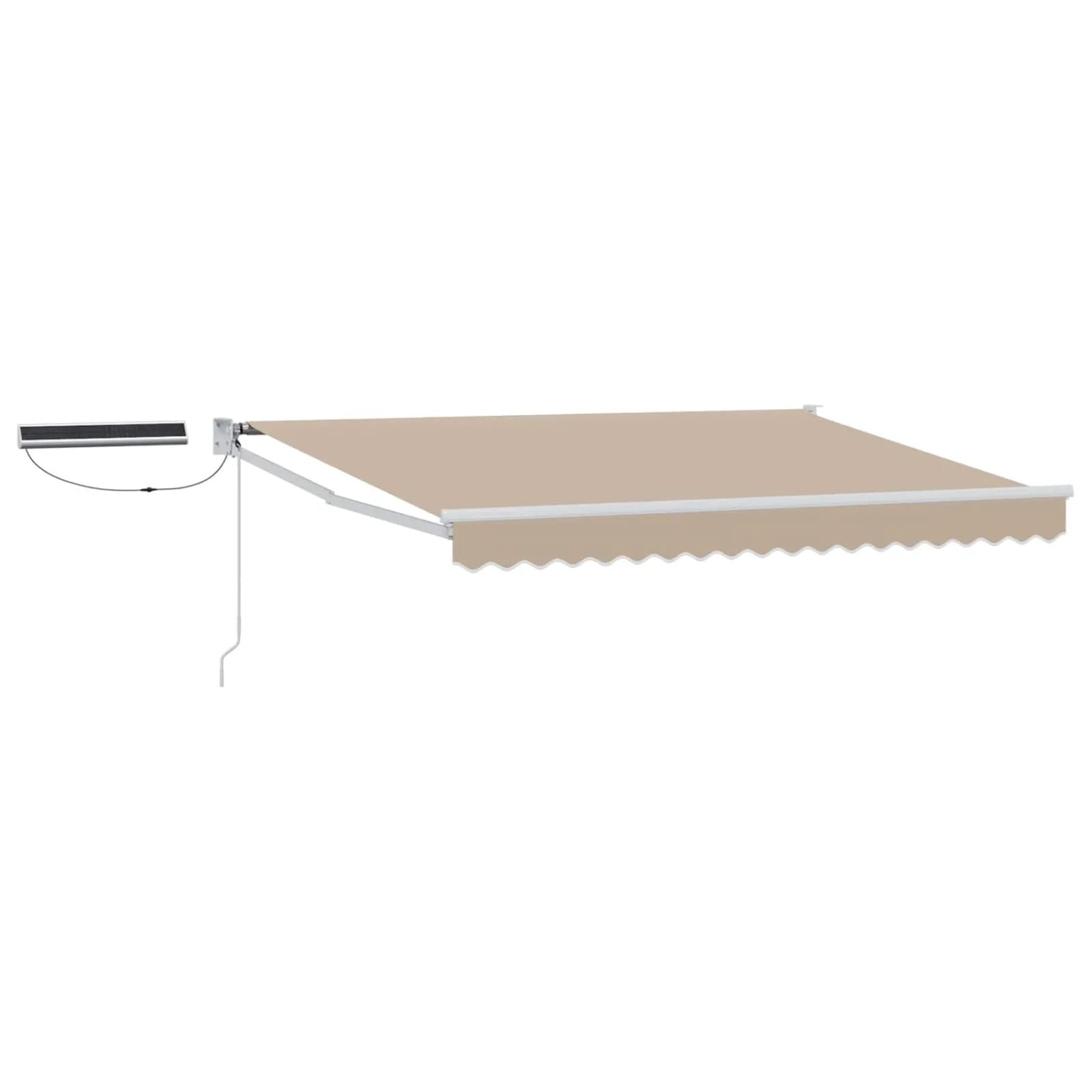 vidaXL Elektrische Ausziehbare Markise Beige 3 x 2,5 m 3419943