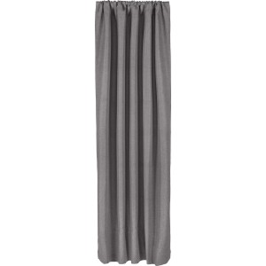 Dunkelgrauer OBI Vorhang im 2er-Set mit Tunnelzug, 135x250 cm, ideal zur Verdunkelung.