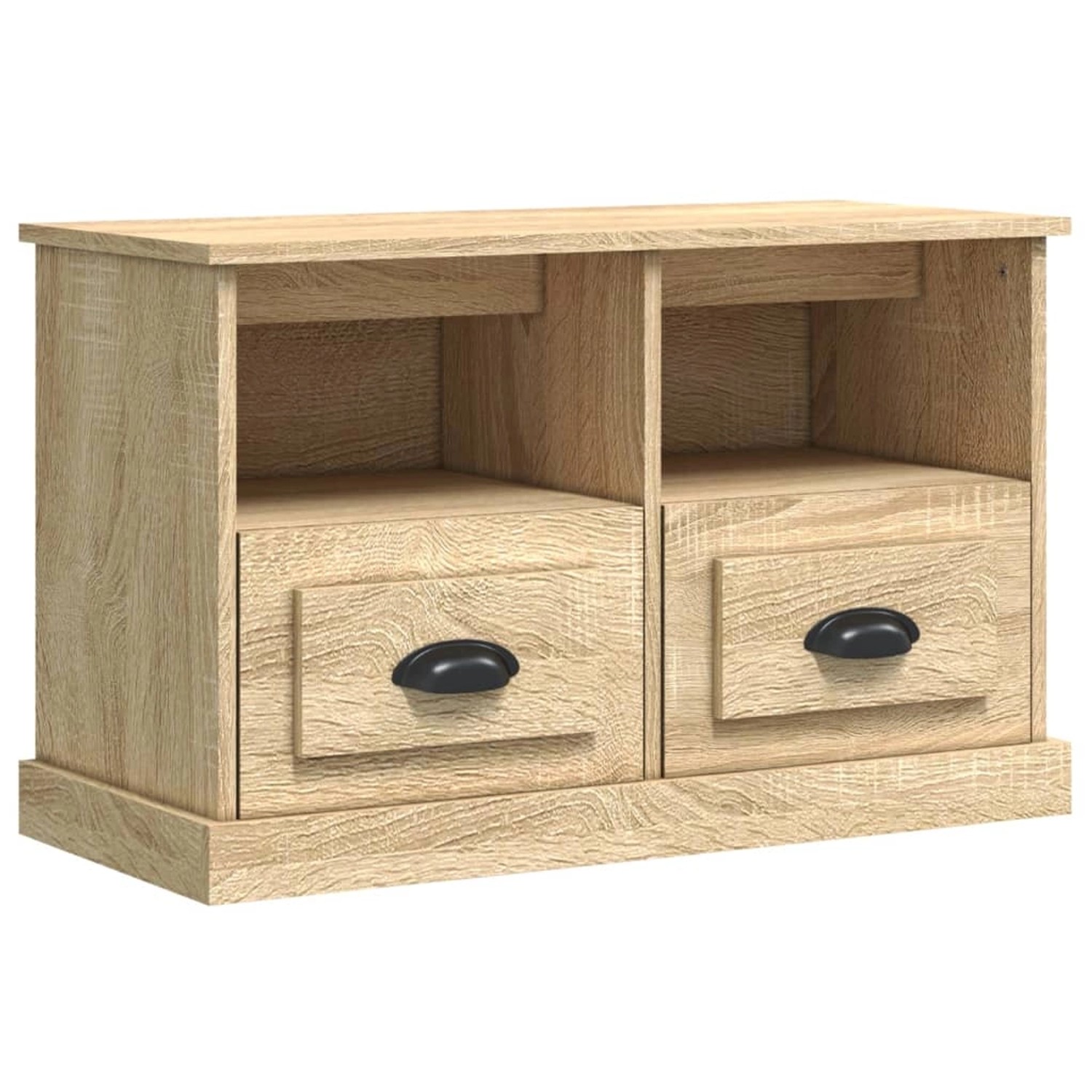 VidaXL TV-Schrank Sonoma-Eiche 80x35x50 cm Holzwerkstoff günstig online kaufen