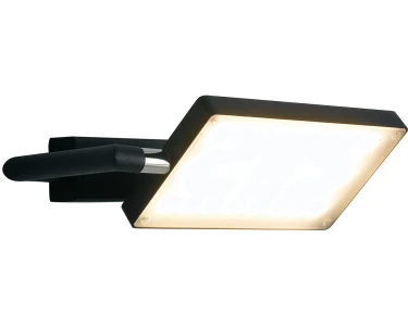 Luce Design LED-Wandleuchte 15 1-flammig cm 15 x kaufen cm OBI cm Schwarz 22,5 x Book bei