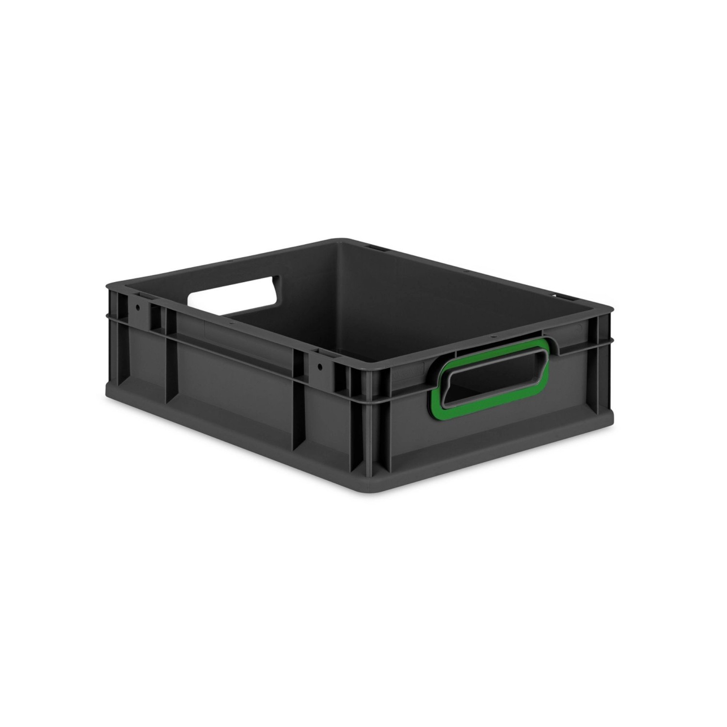 PROREGAL Eurobox Nextgen Color HxBxT 12x30x40cm 11 Liter Griffe Grün Offen günstig online kaufen