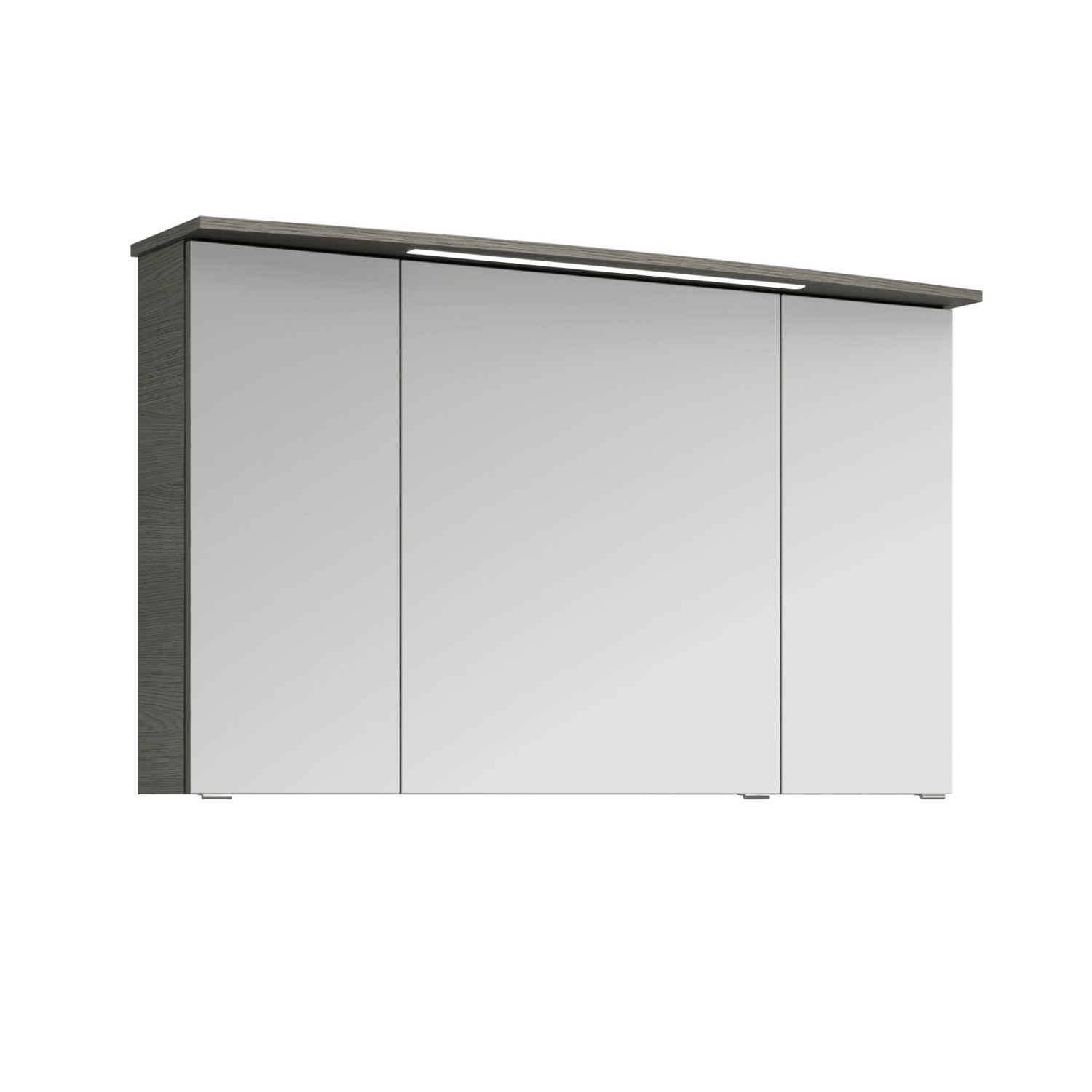 Pelipal Spiegelschrank Serie 4010 Graphit 122 cm mit Softclose Türen