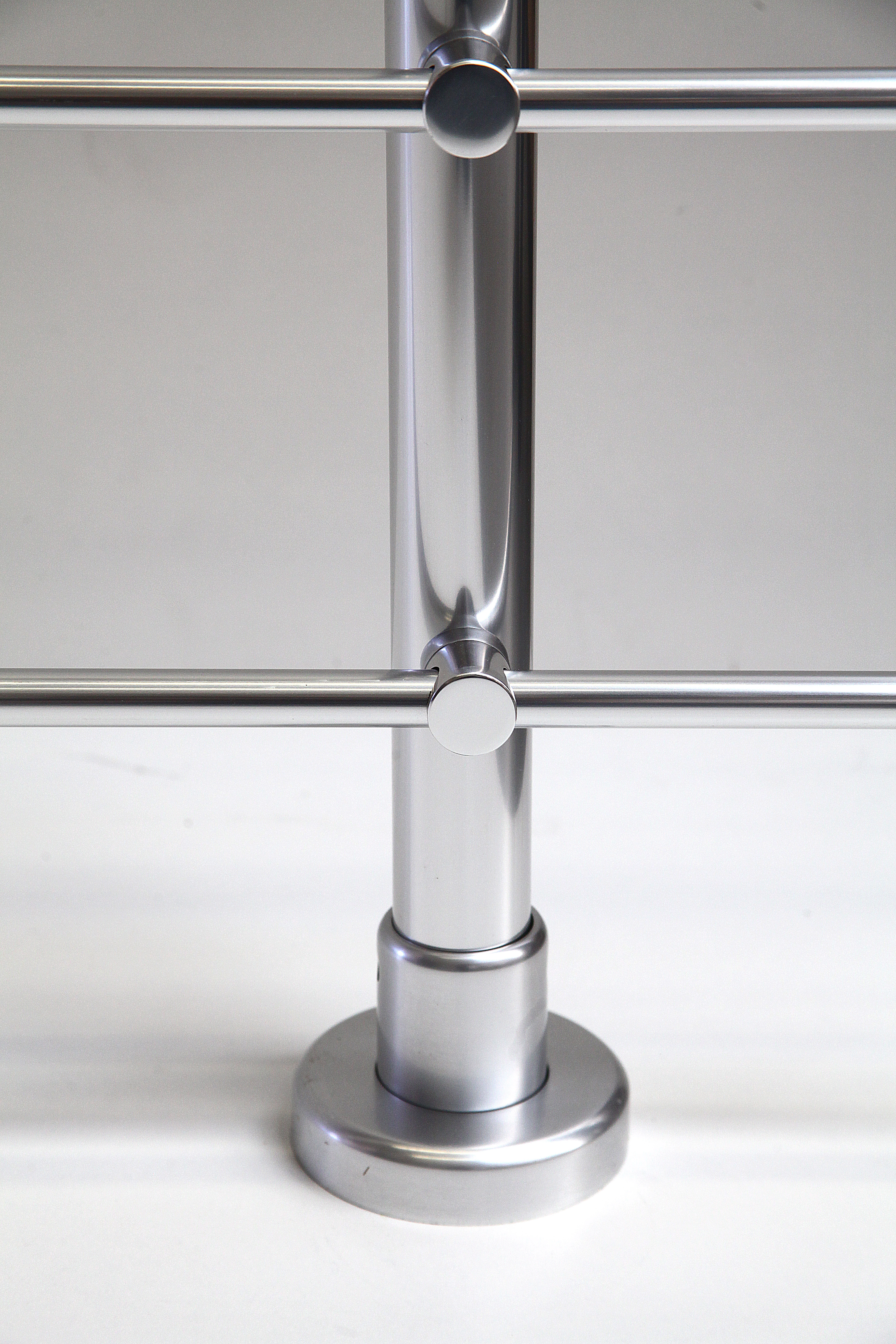 Dieda Geländerset Aluminium Eloxiert waagerechte Rundstäbe 100 cm x 150 cm  kaufen bei OBI