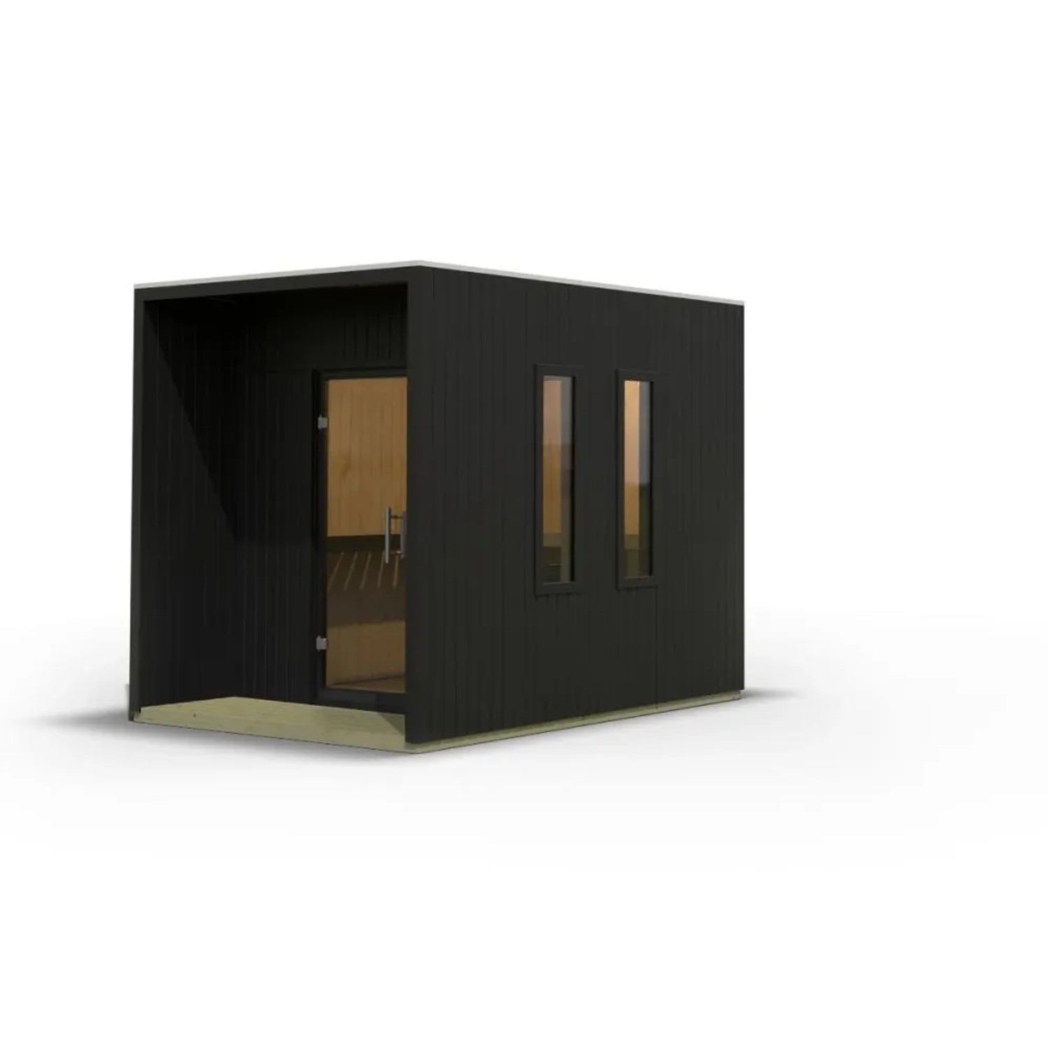 Chillroi 73mm Saunahaus Lejana Premium Inklusive Saunaofen mit Eingebauter günstig online kaufen