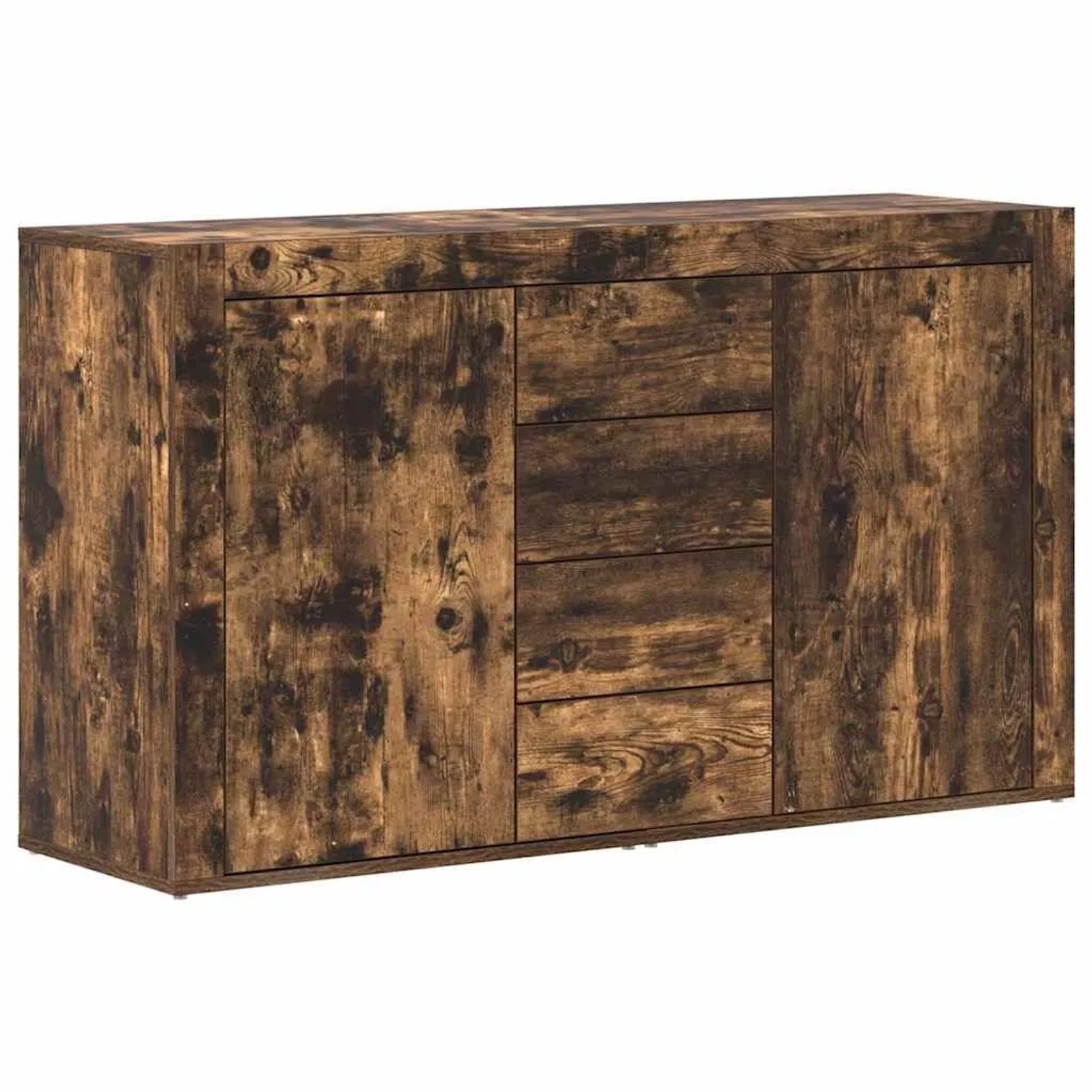 vidaXL Sideboard Geräucherte Eiche 120 x 36 x 69 cm Holzwerkstoff 3333860