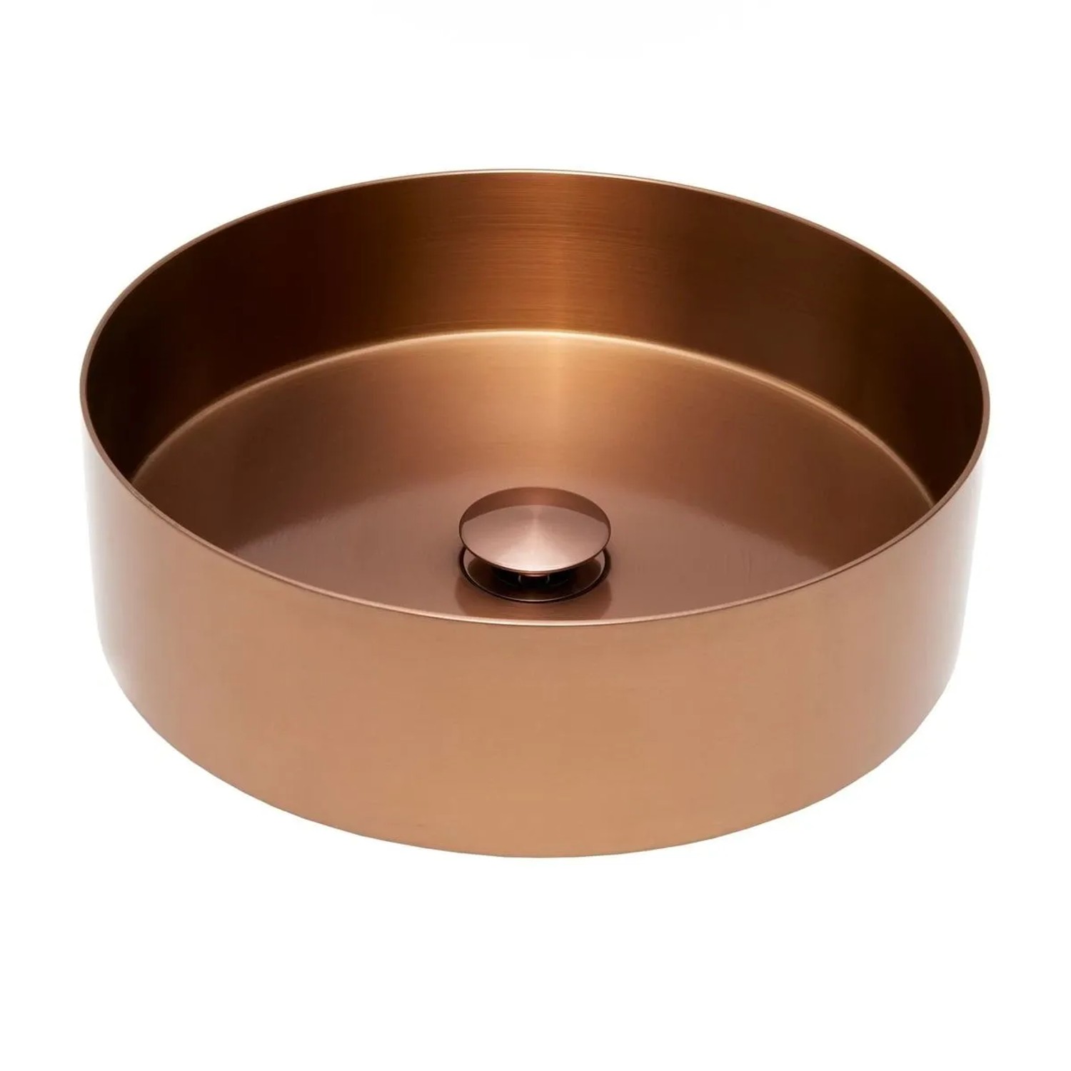 Swiss Aqua Technologies Aufsatzwaschbecken Edelstahl 38CM Rosegold Rebürstet