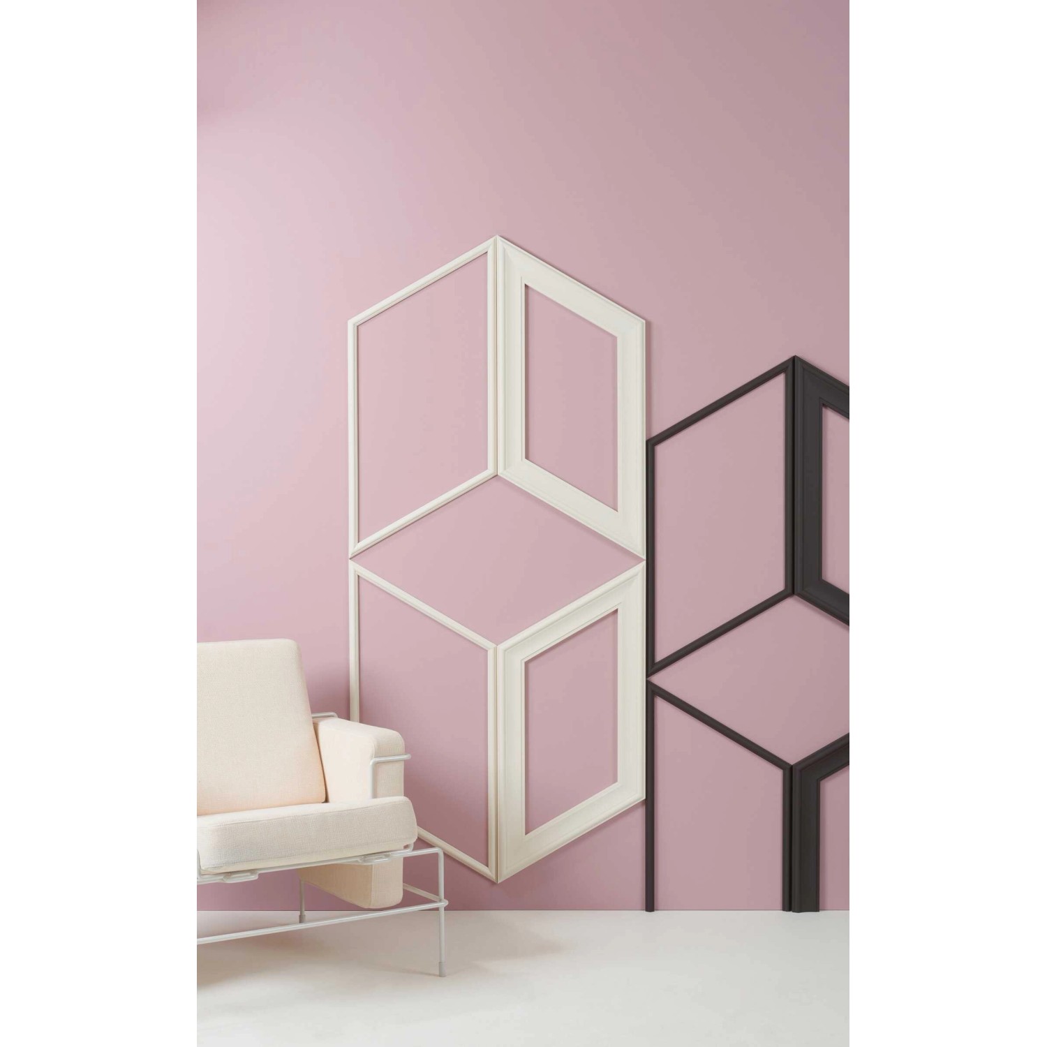 NOEL & MARQUET WALLSTYL Türumrandungen, 20er Set, weiß, zur Wandgestaltung.