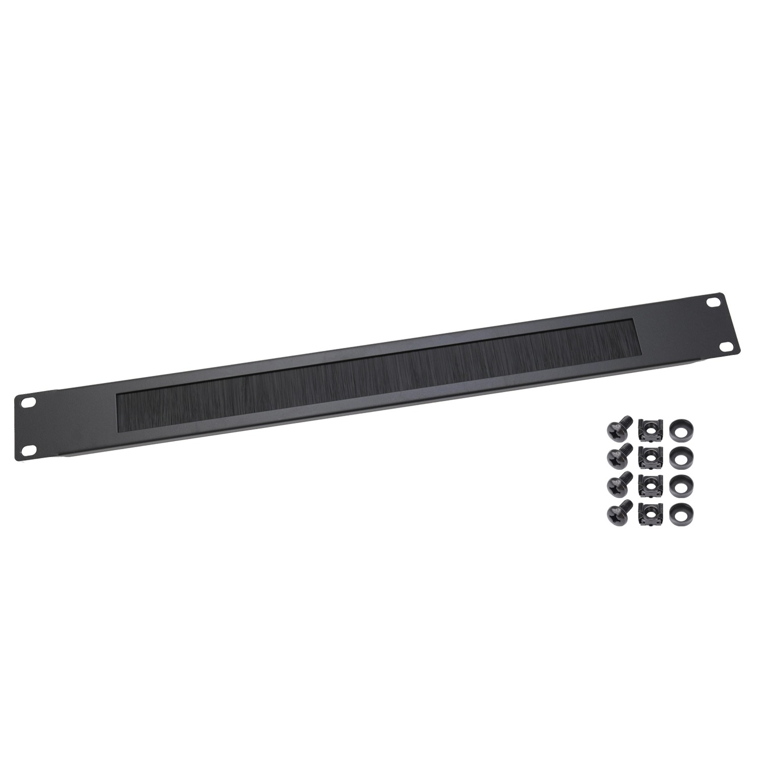 HMF 66489 Kabeldurchführung mit Bürsteneinsatz für Serverschrank 19 Zoll 1 günstig online kaufen