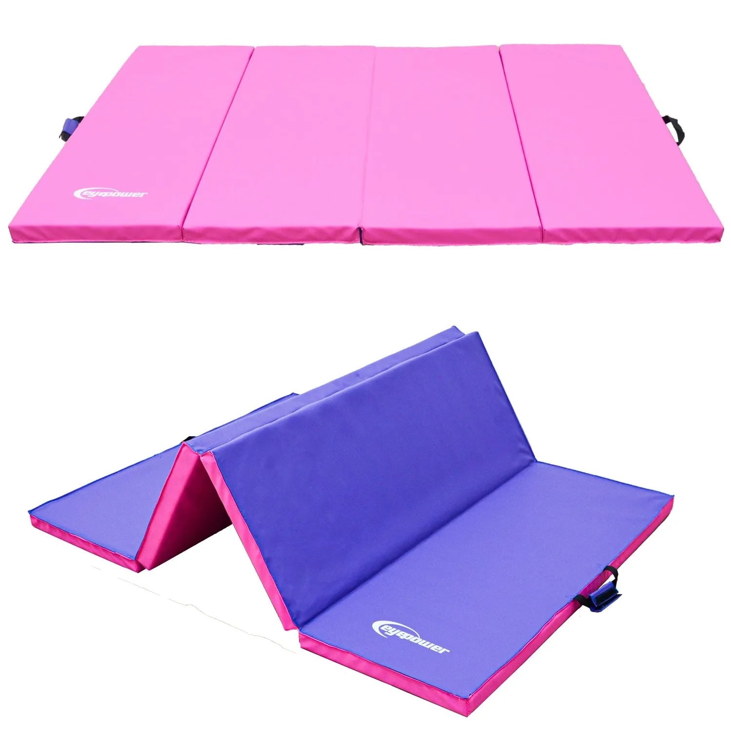 eyepower Gymnastikmatte Klappbar 180 x 115 x 5 cm Pink