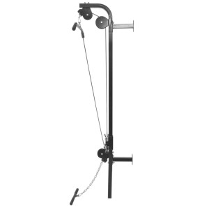 vidaXL Fitnessstation Wandmontage mit Langhantel Kurzhantel Set 60,5kg 275357