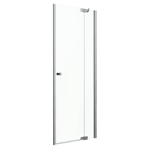 Brava Frame Dusch-Nischentür mit Festteil, Chrom, 90x200 cm, DIN rechts.