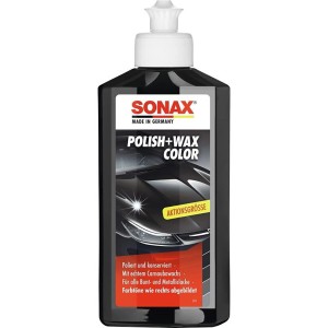 Sonax Polish & Wax Color Schwarz 250ml für Autopflege: Glättet, poliert und konserviert Lack.