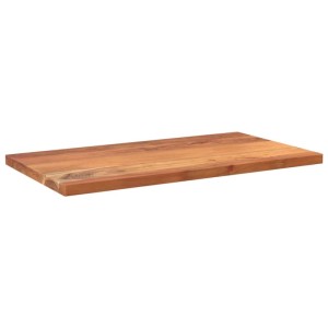 Rechteckige vidaXL Tischplatte aus Akazienholz, 110x70 cm, für Möbelbau.