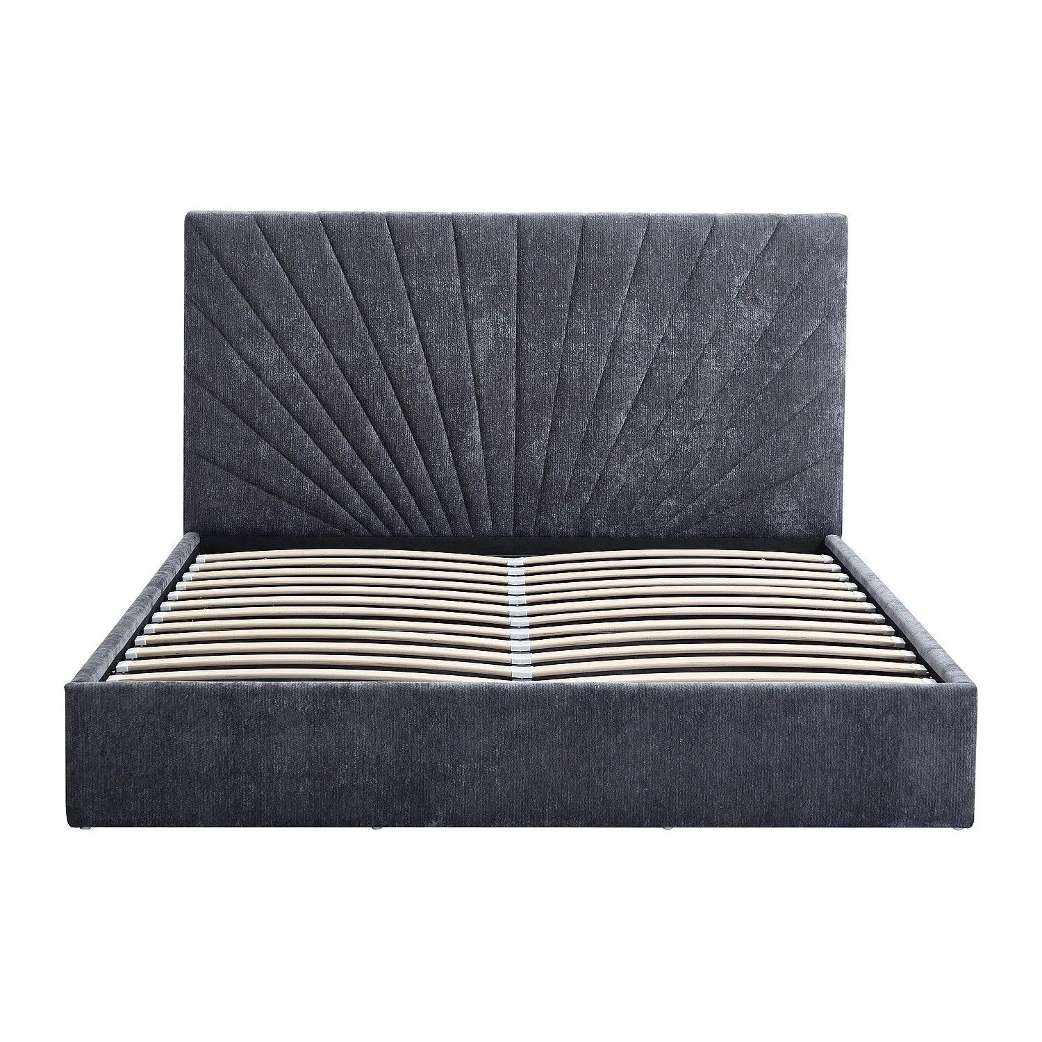 Vente-unique Bett Mit Bettkasten Ribiola Anthrazitgrau 148 cm
