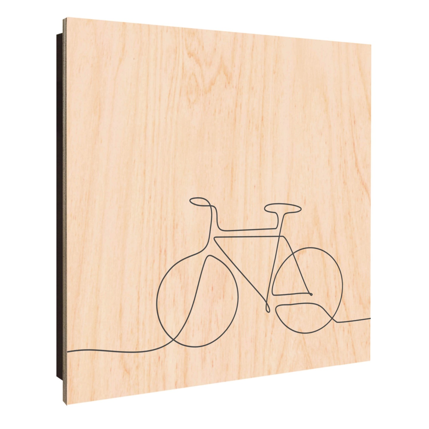 Banjado Schlüsselkasten Holz 30x30cm Schwarz Scharnier Rechts 50 Haken Desi günstig online kaufen
