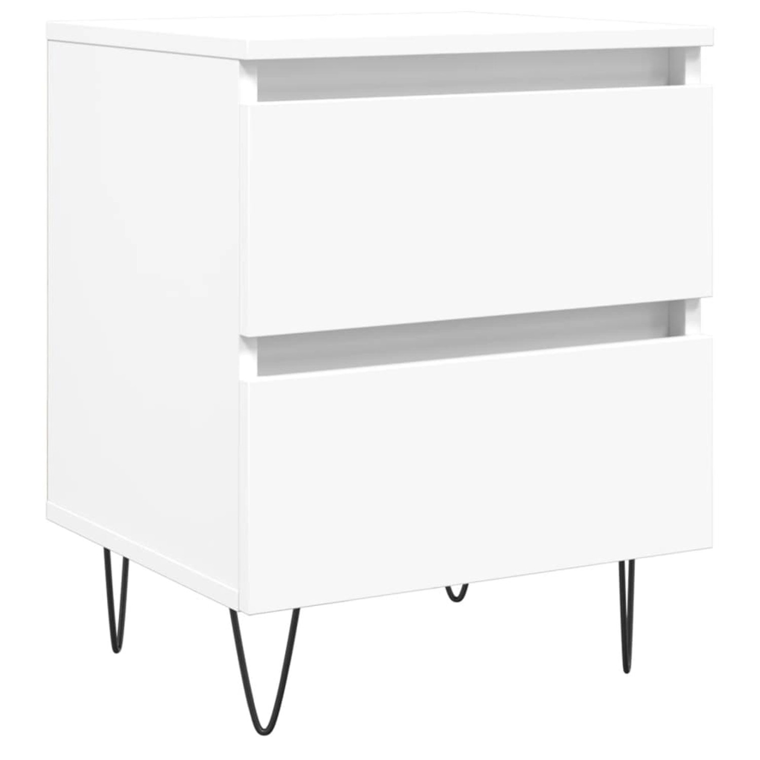 vidaXL Nachttisch Weiß 40x35x50 cm Holzwerkstoff 826876 günstig online kaufen