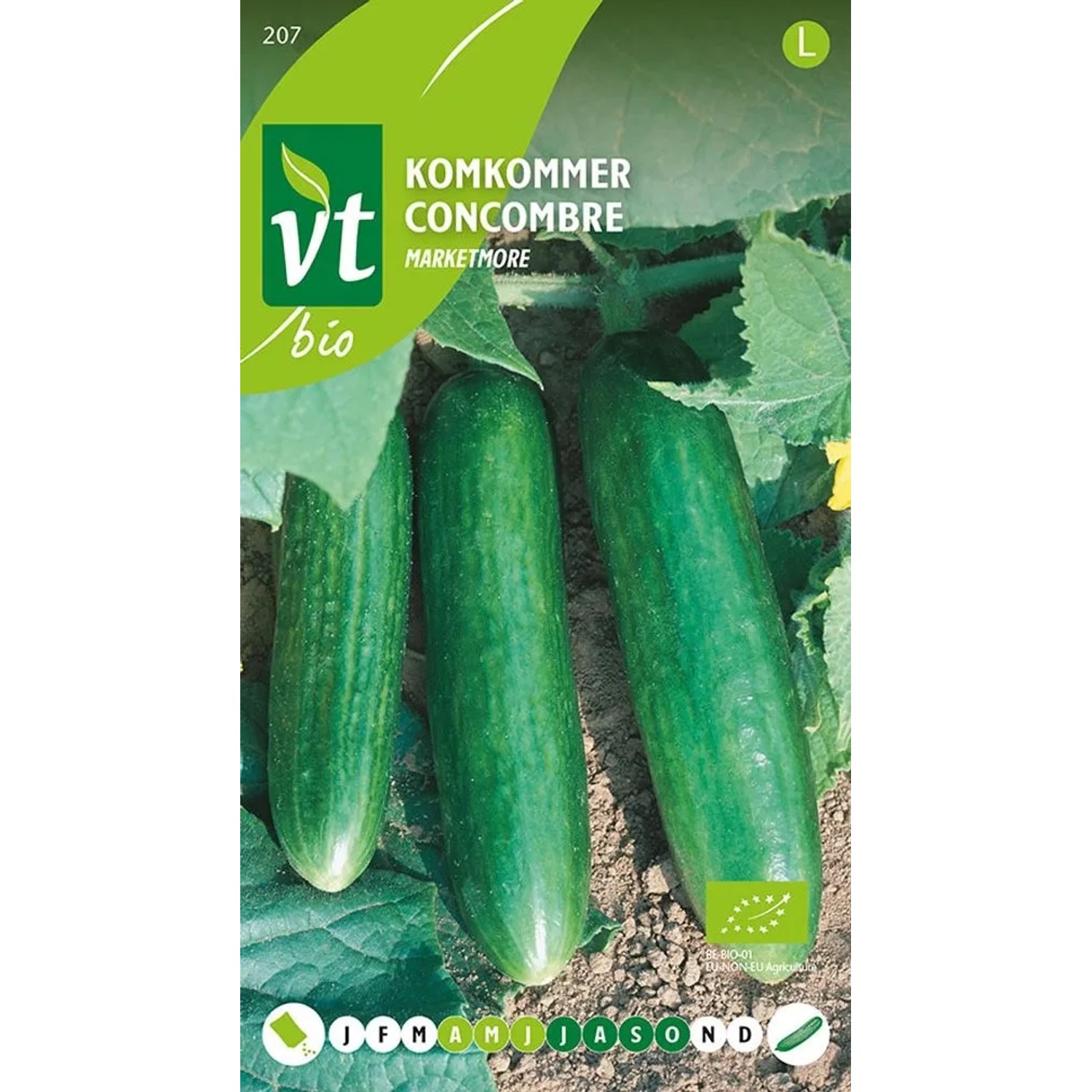 Salatgurke 'Marketmore' Bio Saatgut ca. 1 g Ertragreich
