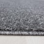Detailansicht des grauen Kurzflorteppichs Ata 7000 (240x340 cm) von Ayyildiz.