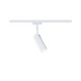 Paulmann URail LED-Spot Tubo, signalweiß, neutralweißes Licht, dimmbar, für Schienensysteme.