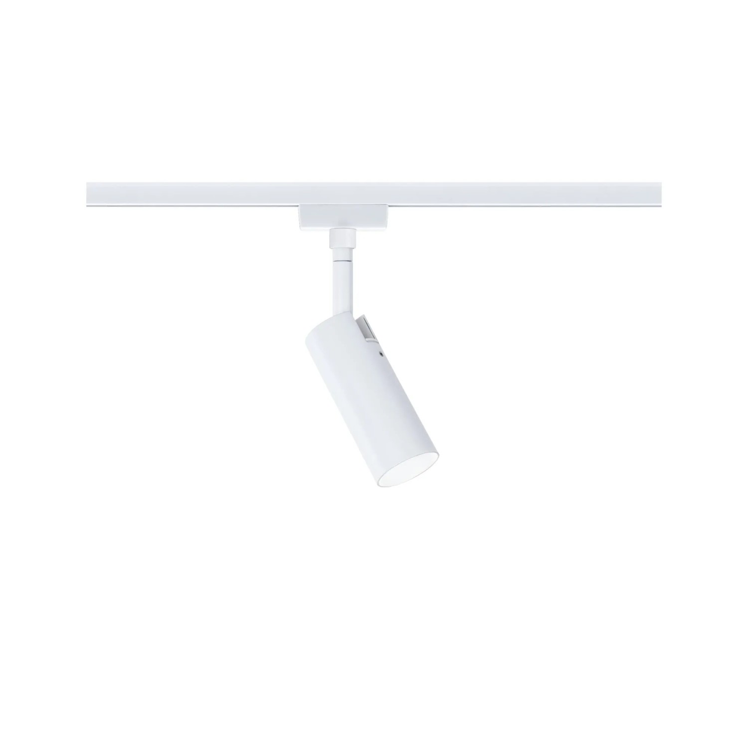 Paulmann URail LED-Spot Tubo, signalweiß, neutralweißes Licht, dimmbar, für Schienensysteme.