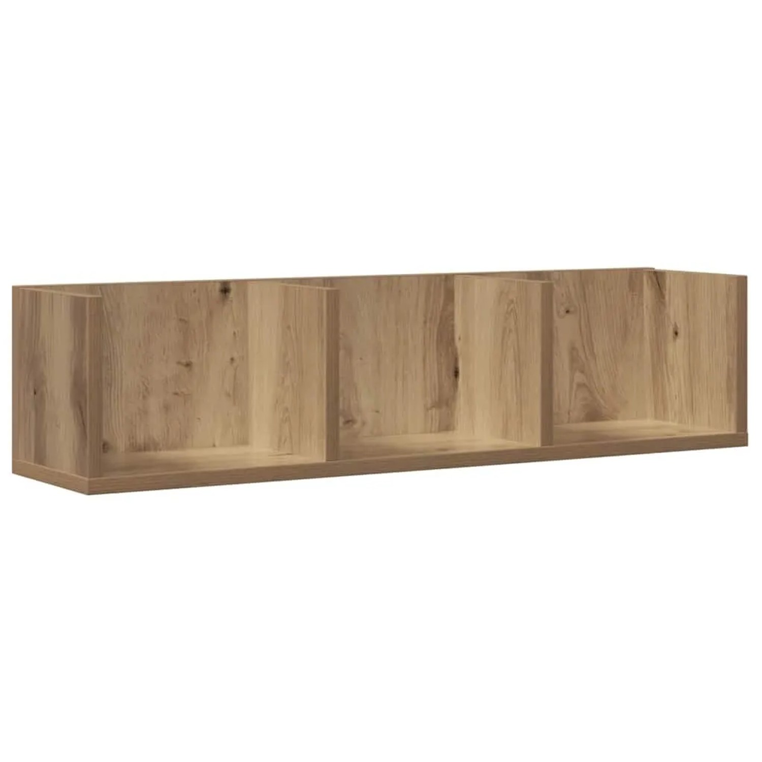 vidaXL CD-Wandregal Artisan-Eiche 75x18x18 cm Holzwerkstoff 855949
